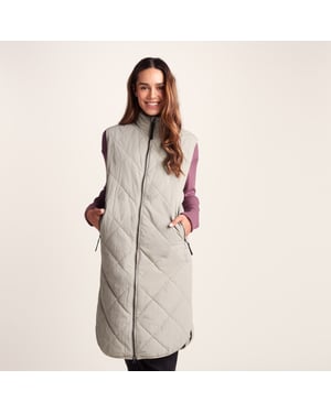 Anda Womens Gilet - Dark Taupe