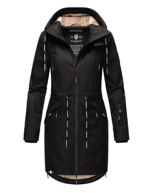 Marikoo dames softshelljas – Racquellee met capuchon & fleecevoering