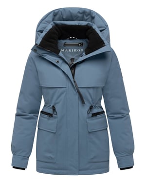 Marikoo dames winterjas Shigaraa met afneembare capuchon & magnetische zakken