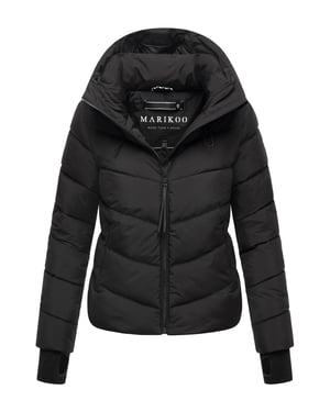 Marikoo dam quiltad jacka Yukanii med huva & feminin passform
