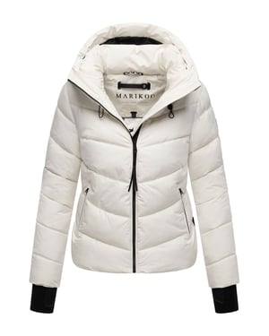 Marikoo dam quiltad jacka Yukanii med huva & feminin passform