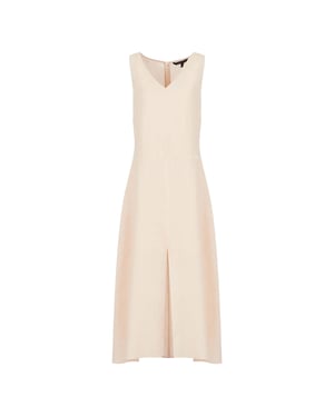 Armani Exchange Dames V-hals Jumpsuit (Nude)