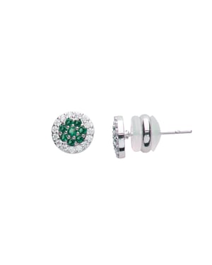 US Polo Assn Jewellery Celine Rhodium Oorbellen