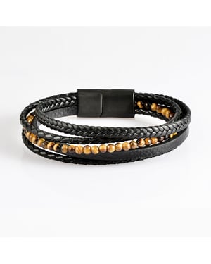 US Polo Assn Jewellery Brandon Zwarte Armband