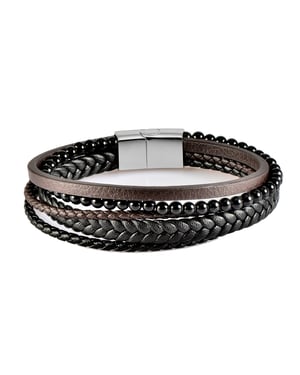 US Polo Assn Jewellery Brandon Zwarte Armband