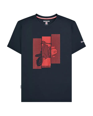 Lambretta Mens Scooter T-Shirt (Navy)