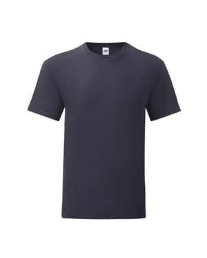 Fruit of the Loom Unisex Iconic T-Shirt för vuxna (Djupt marinblått)