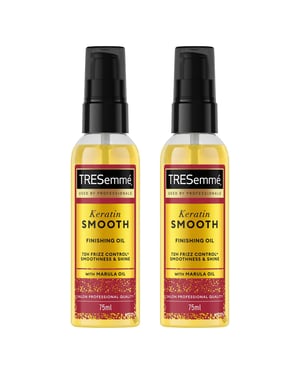 Keratin Smooth Hair Serum 75ml Anti Frizz Control, 2pk