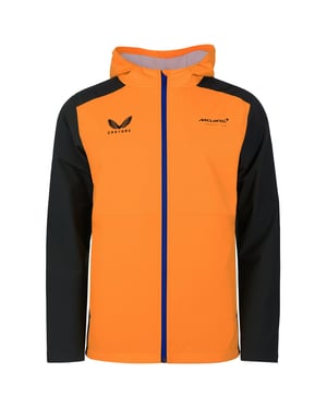 Castore x McLaren Formula Team Mens Orange Water Resistant Jacket