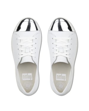 FitFlop F-sporty™ mirror-toe sneaker leather