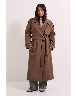 Petite Belted Trench