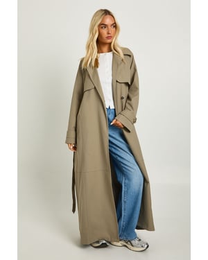 Maxi Belted Trench Coat