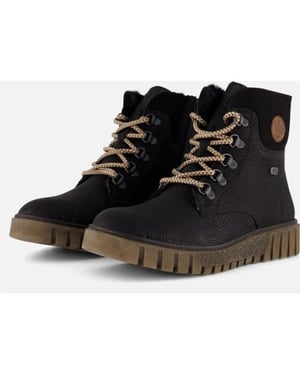 Rieker Kort veterlaarsje y3433-00 black