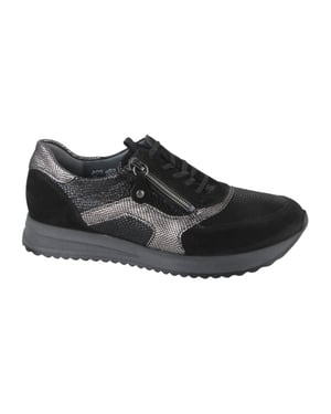 Waldläufer 752004-406-001 dames veterschoenen sportief