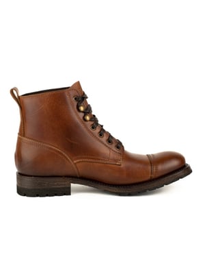 Mayura Boots Biker werk schoen 2478-alm-pull grass castaño