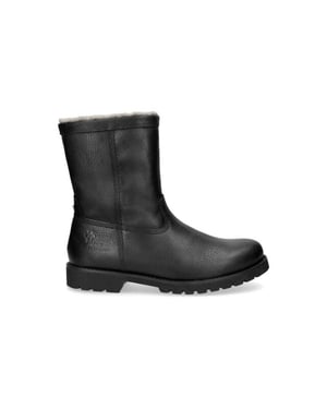 Panama Jack Men's Fedro Igloo C3 Black Waterproof Leather Ankle Boots