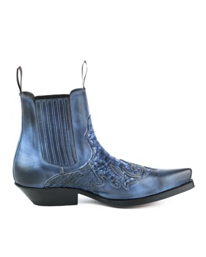 Mayura Boots Cowboy laarzen rock-2500-vacuno / azul