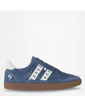 Q1905 Sneaker platinum denimblauw/offwhite