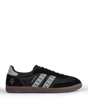 Q1905 Sneaker titanium zwart/lichtgrijs