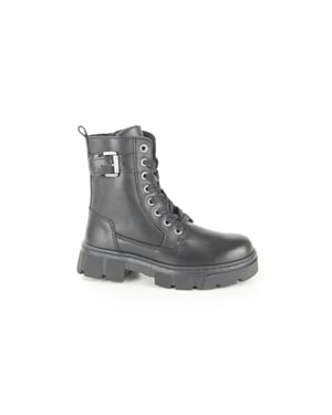 Bullboxer Aox501e6l blackb meisjes veterboots