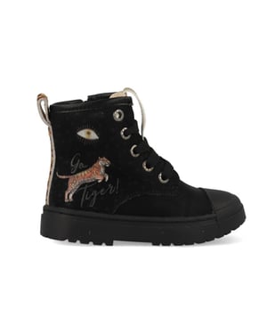 Shoesme Boot biker black tiger sw21w006-a