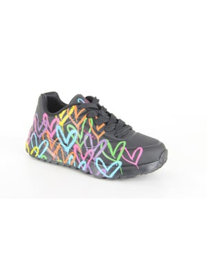 Skechers 314064l bkmt meisjes sneakers