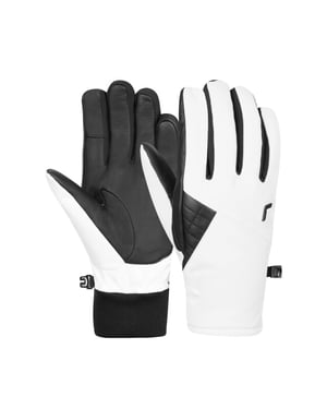 Reusch Diana touch-tec wit/black 6335154-1101