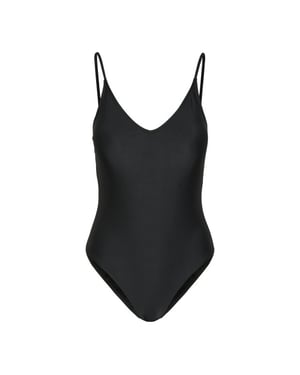 Pieces Dames badpak pcbaomi ronde hals effen