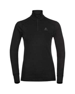 Odlo Shirt turtle neck lange mouwen halve rits active w