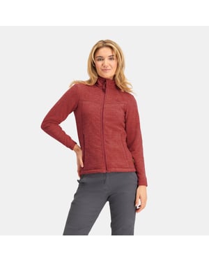 Nomad Fleece vest dames | mineral red