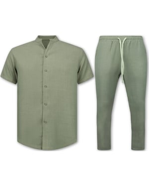Enos Linnen zomerset linnen twinset