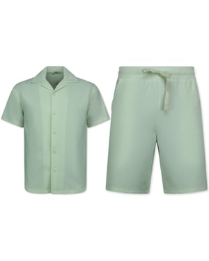 Enos Twinset ribbed oversized shirt
