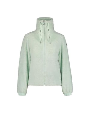 Luhta aho fleece sweater met rits dames -