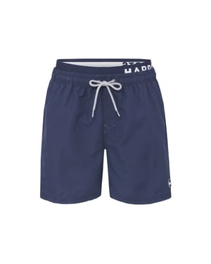 Happy Shorts Zwemshorts heren dubbele waistband effen navy