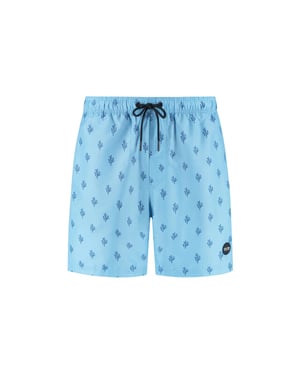Shiwi Heren zwemshort mike 7" koraalprint