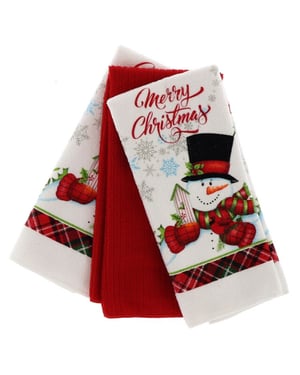 Unique Living handdoekset jilly 38x63cm snowman