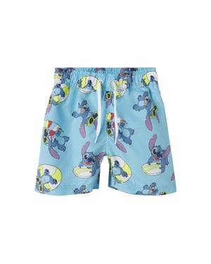 Name It Jongens lange zwemshorts nmmmic stitch lichtblauw