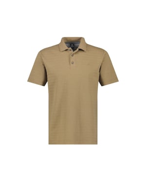 Lerros Heren polo 2453274 738 desert sand