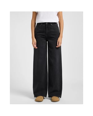 Lee Stella dames wide leg jeans dark memory