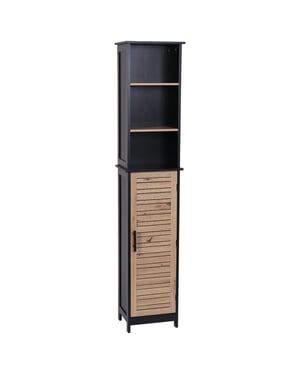 4goodz Badkamerkast hoog bergen met 1 deur en 6 planken 173 cm -