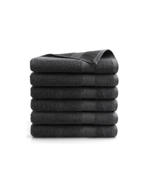DoubleDry Handdoeken set 70 x 140 cm 6 stuks 100% zacht katoen 500 g/m2 6x