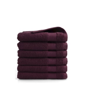 DoubleDry Handdoeken set 70 x 140 cm 6 stuks 100% zacht katoen 500 g/m2 6x