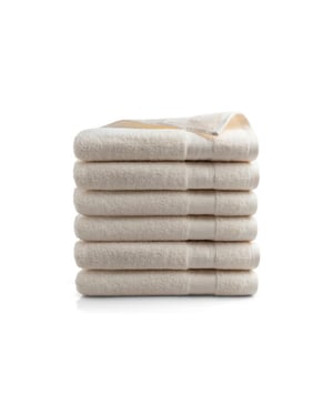 DoubleDry Handdoeken set 70 x 140 cm 6 stuks 100% zacht katoen 500 g/m2 6x
