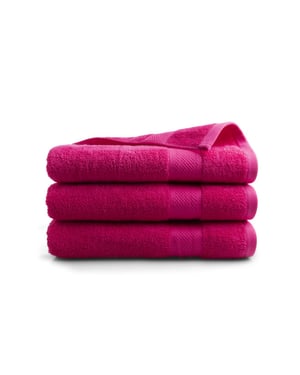 DoubleDry Hotel badhanddoeken 70 x 140 cm – set van 3 – 100% katoen 500 g/m2 –
