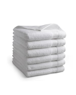 DoubleDry Hotel handdoeken 50 x 100 cm – set van 6 – 100% katoen 500 g/m2 –