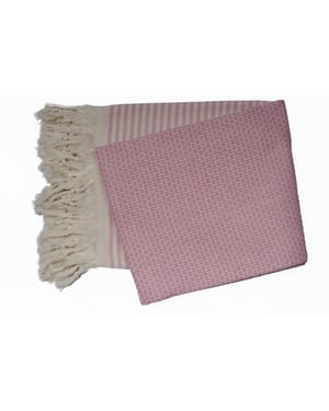 Phlox Hamamdoek 100 x 200 cm, saunadoek, strandhanddoek, yogadoek en spa-doek,