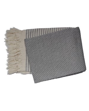 Phlox Hamamdoek 100 x 200 cm, saunadoek, strandhanddoek, yogadoek en spa-doek,