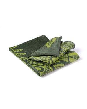 Phlox Strandlaken 100% katoen 1 zijde velour 90x160 marile green