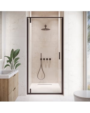 Badplaats Douchewand seattle 100 x 190 cm 6 mm transparant veiligheids -