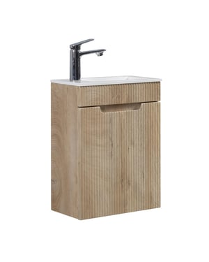 Badplaats Toiletmeubel thermis 40 x 22 cm licht fonteinmeubel met